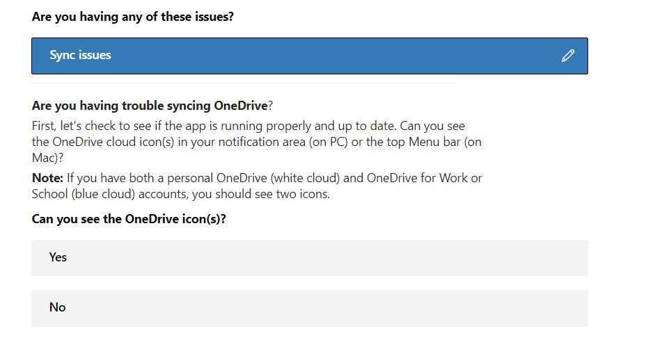 OneDrive 疑难解答