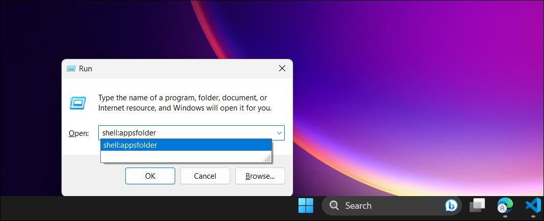 查看应用程序文件夹 windows 11 运行 shell apps 文件夹