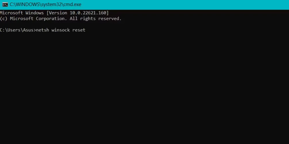 重置网络适配器