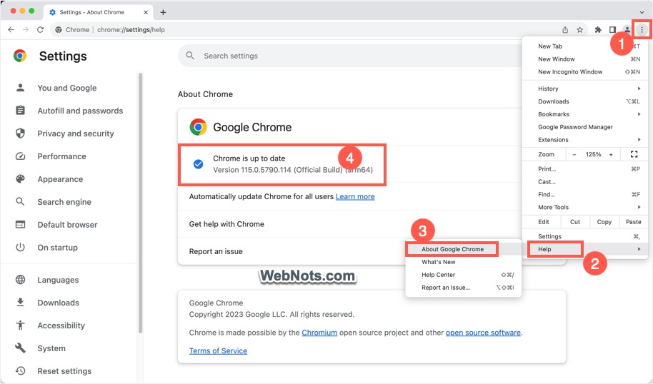 更新谷歌浏览器