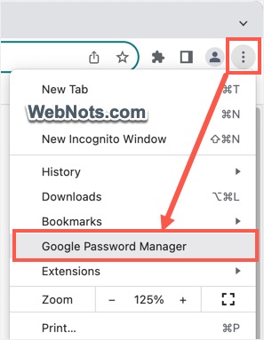 Chrome 密码管理器