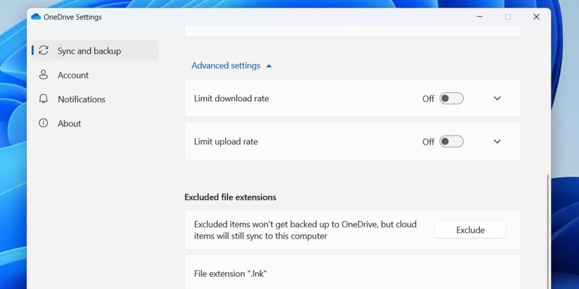 禁用 OneDrive 的下载和上传限制