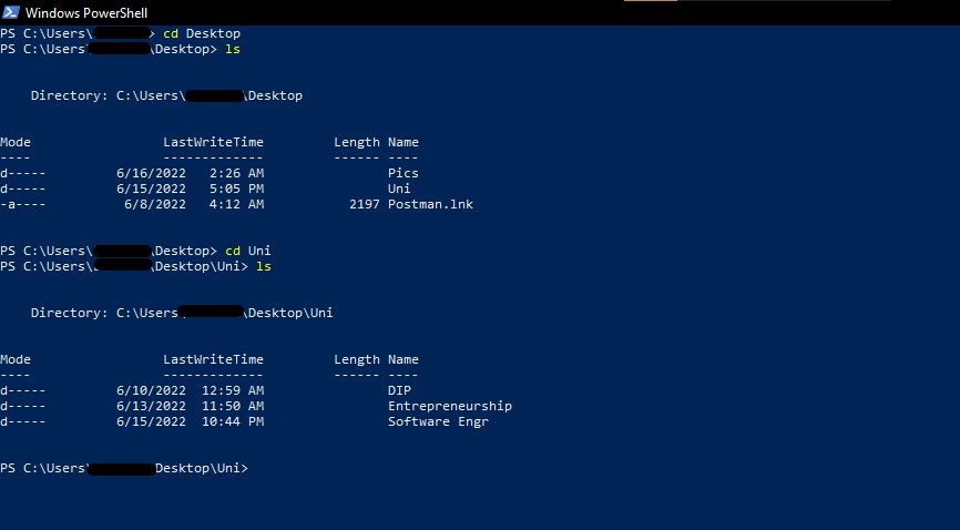 powershell-ls