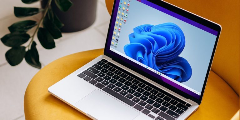 windows 11 on running on a macbook