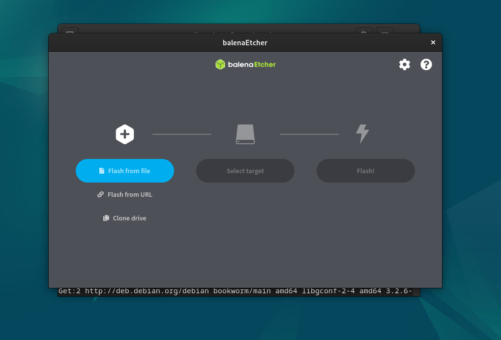 开始制作USB驱动器
