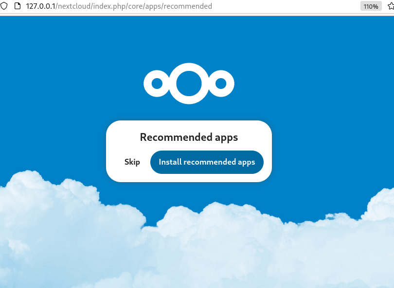 安装 Nextcloud 推荐的应用程序