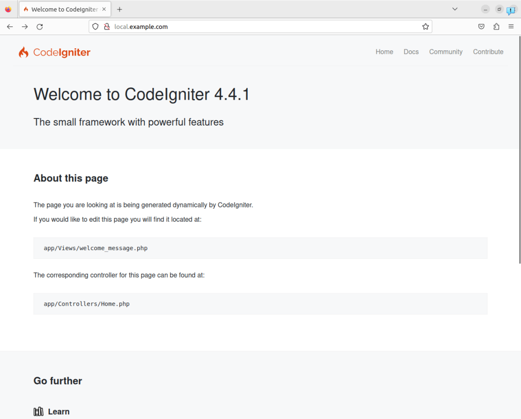 在 Ubuntu 22.04 上安装 codeigniter