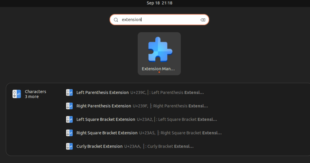 Gnome 扩展管理器 ubuntu
