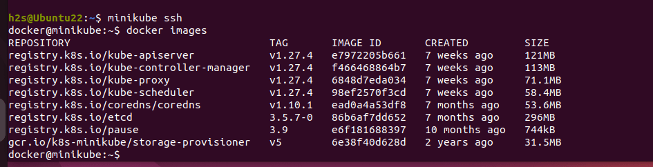 Minikube Docker 镜像