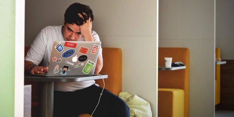 a frustrated user
