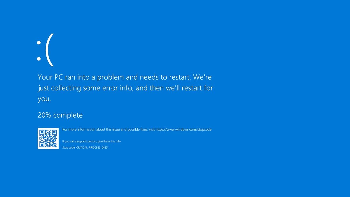 Windows 10 上的蓝屏死机