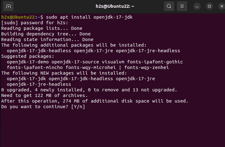 在 Ubuntu 上安装 OpenJDK 17