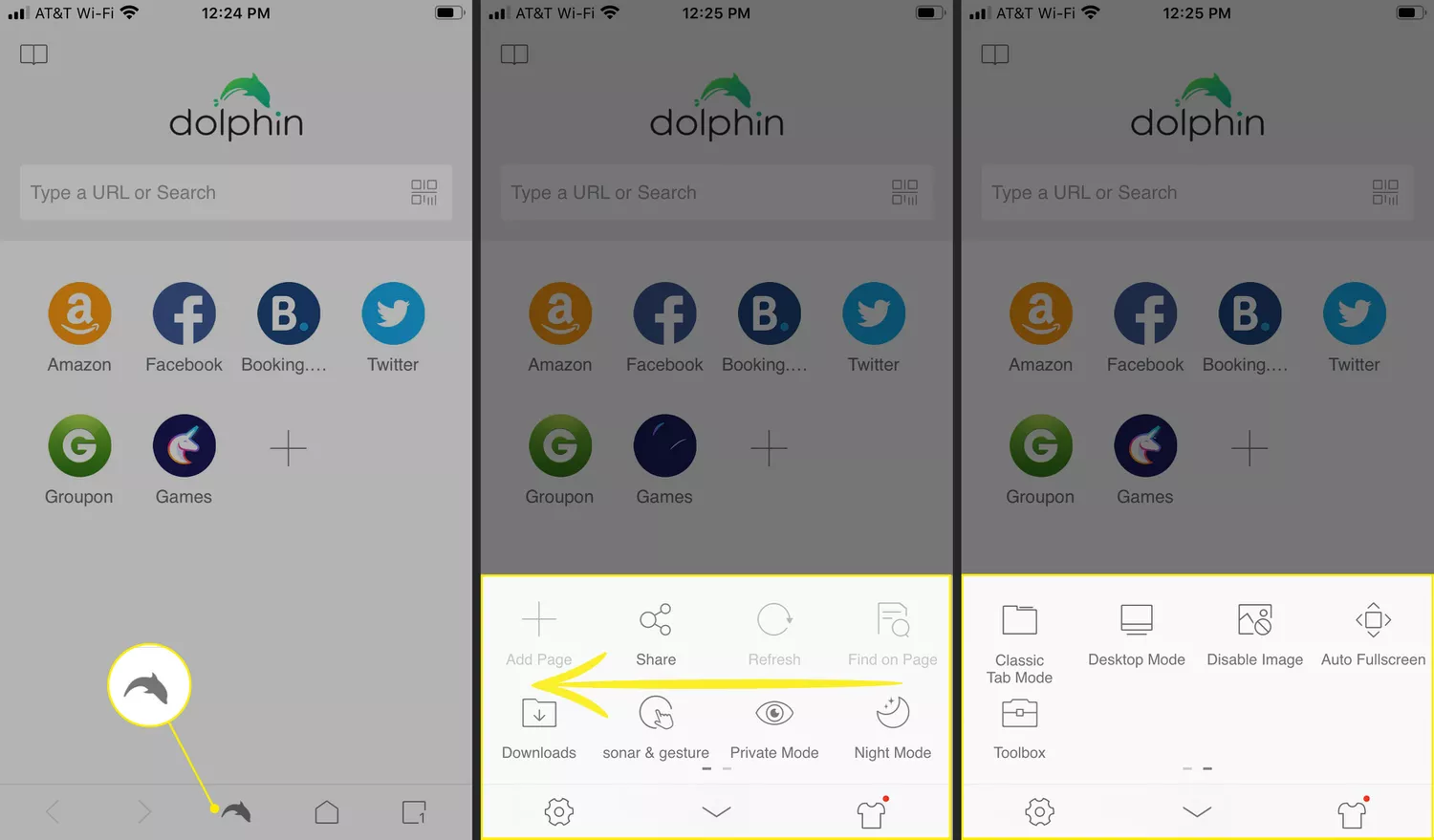 如何更改iOS Dolphin中的设置