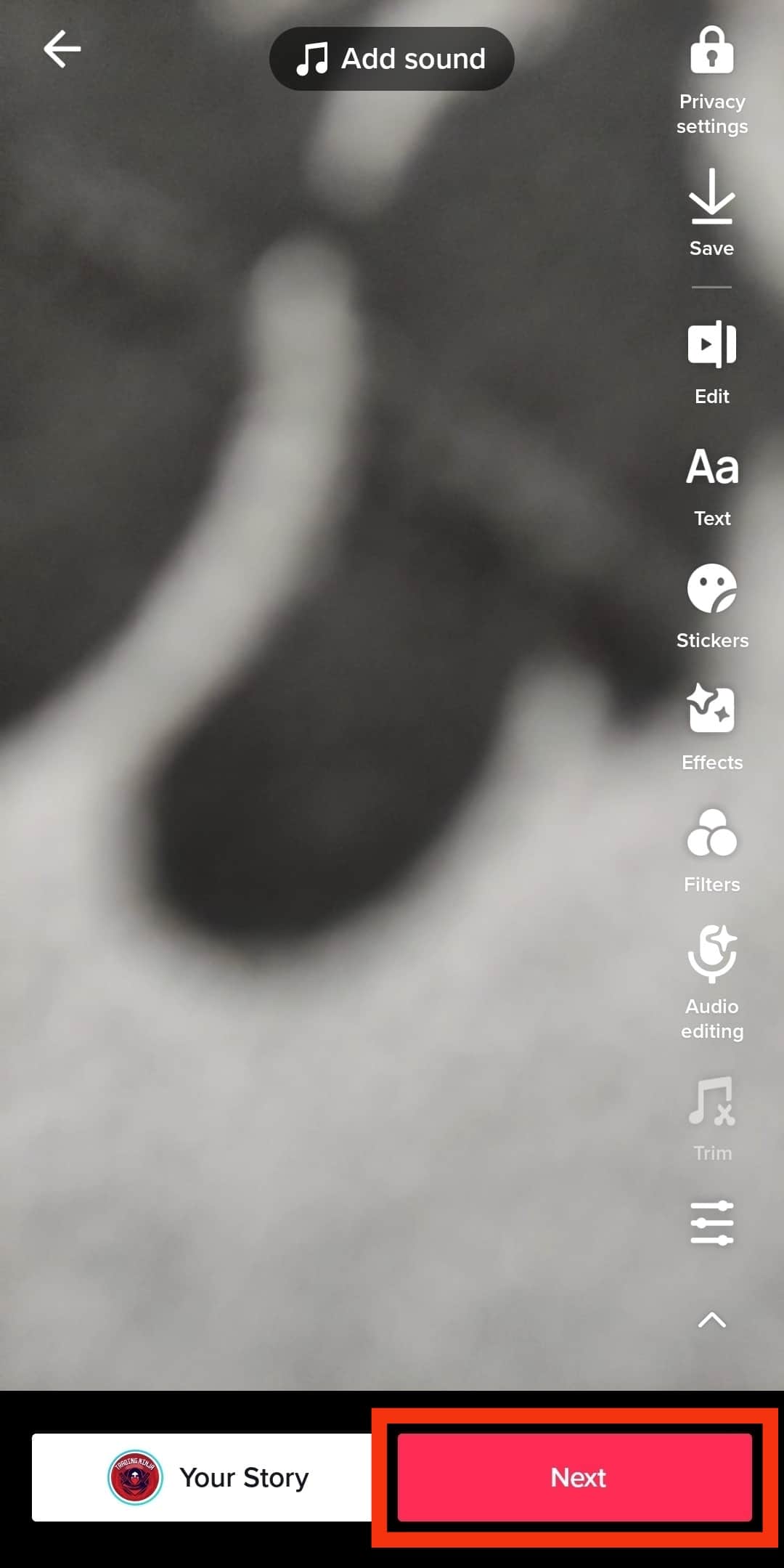 点击底部的下一步按钮