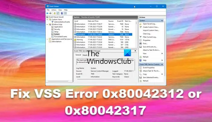 Fix vss error 0x80042312 or 0x80042317 1.jpg