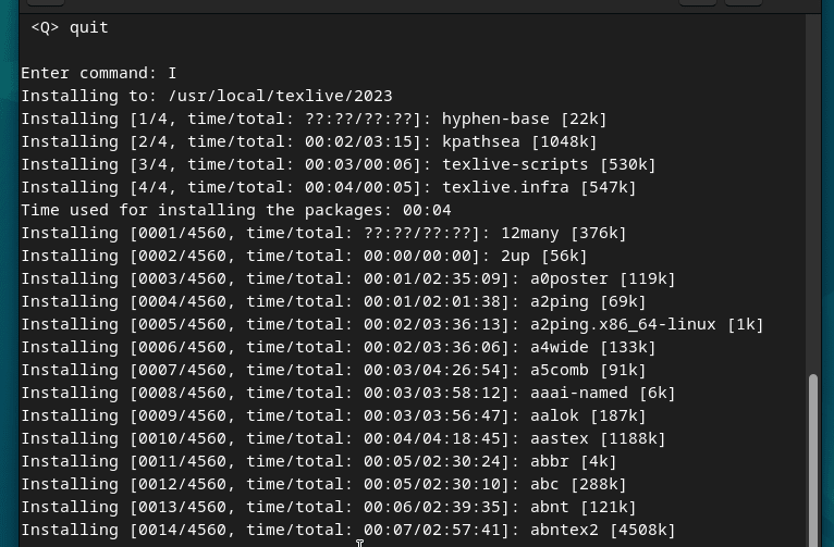 Installing TeXLive on Debian 12 or 11