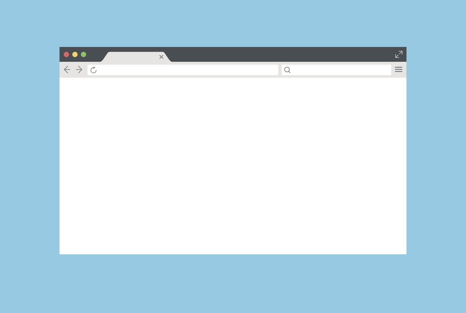 simple minimal browser layout representation 5b7343a446e0fb005031dfdf