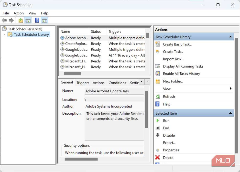 Windows 上的任务计划