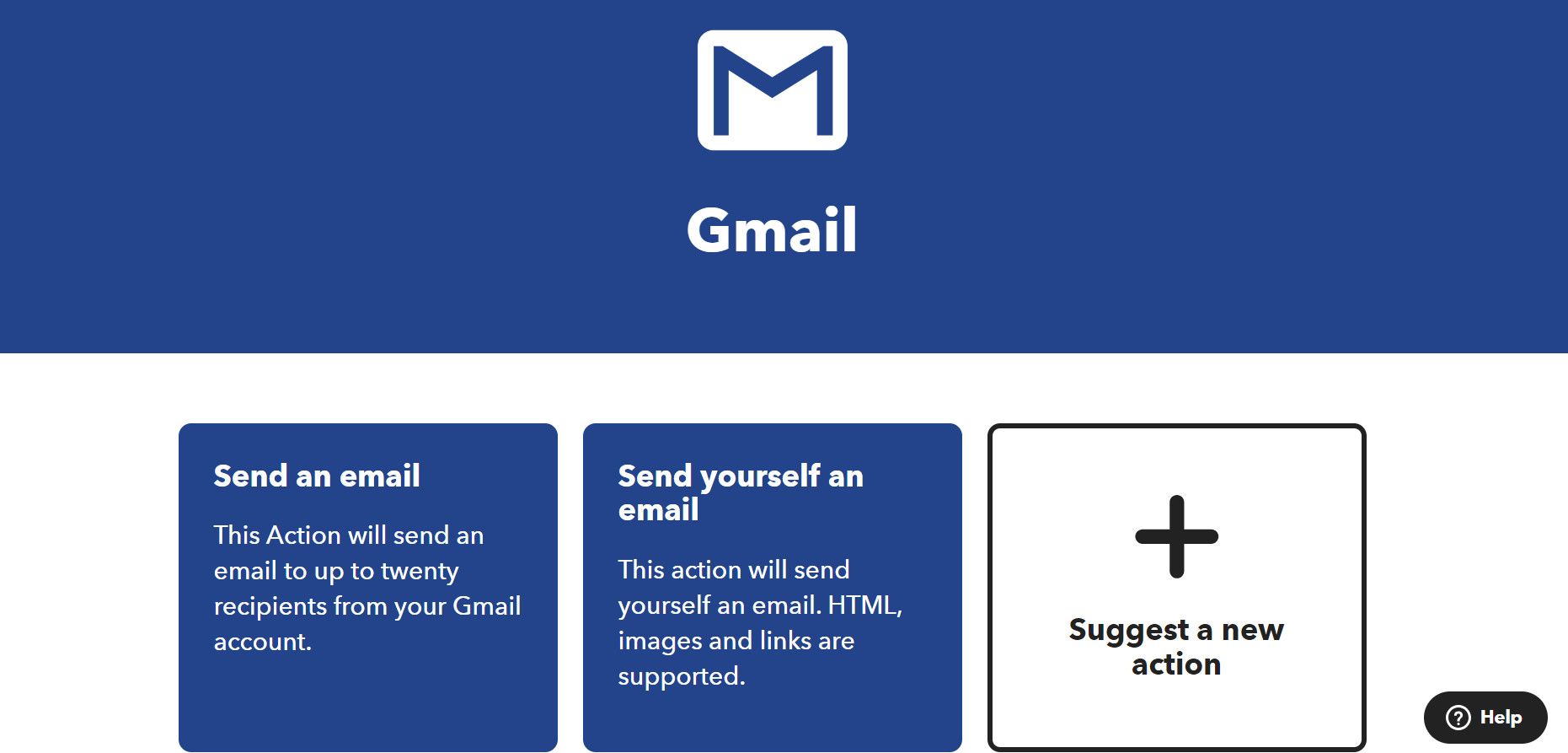 Gmail IFTTT 的触发器列表