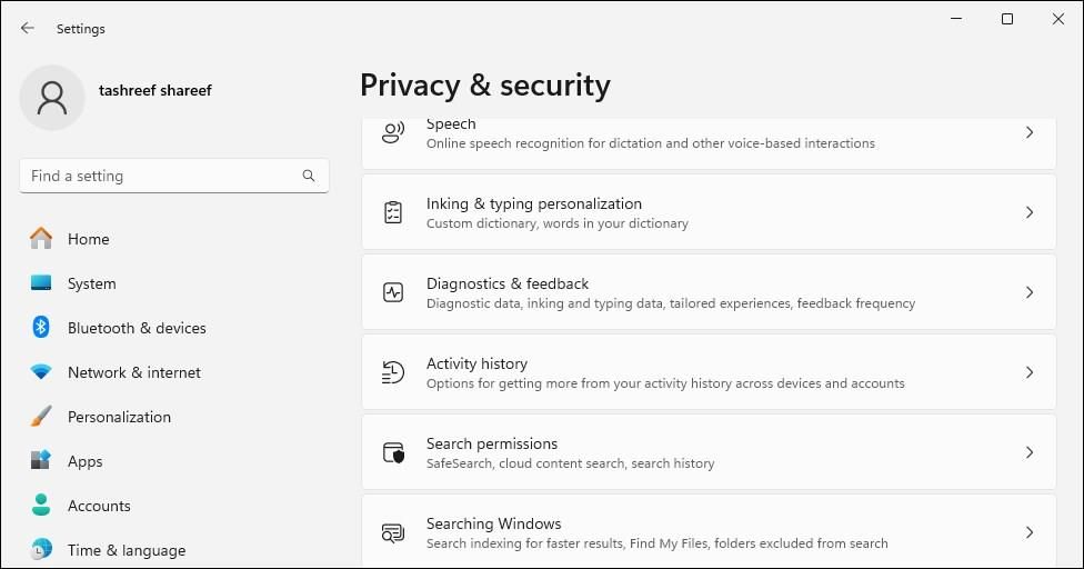 windows-11-隐私和安全-诊断和反馈