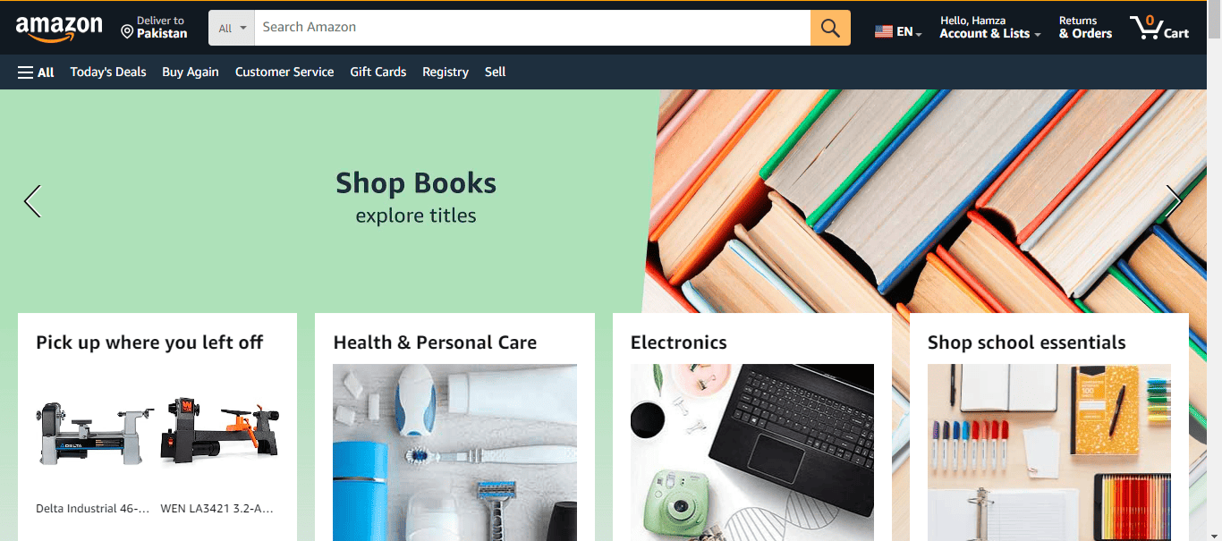 开设您的亚马逊账户