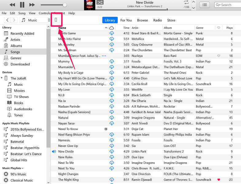将 iPhone 与 iTunes Windows 11 2 结合使用
