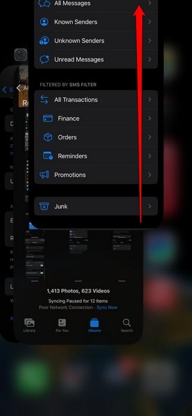 强制关闭消息应用程序 iPhone ios 17 2