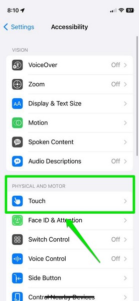 Back Tap 设置配置 iPhone 2