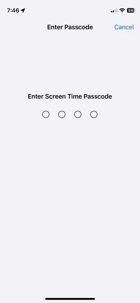 App Store 允许屏幕使用时间 2