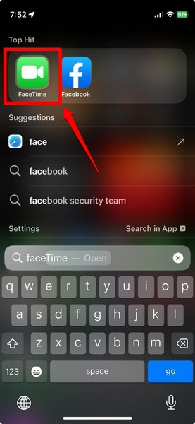 FaceTime 打开 iPhone ios 17 1 1