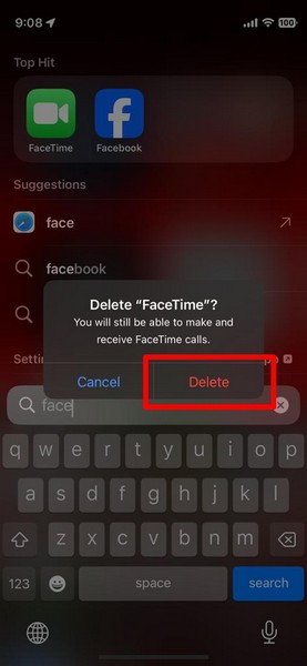 重新安装 FaceTime iphone 2