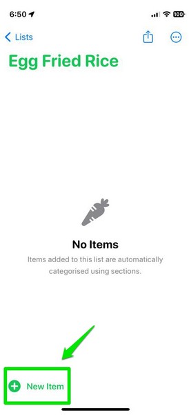 创建购物清单 iPhone ios 17 4