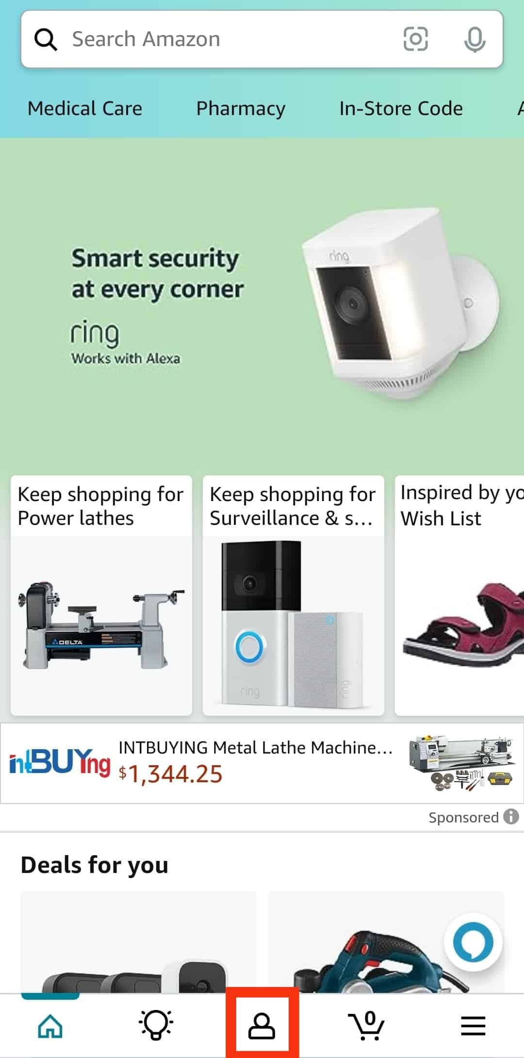 单击个人资料按钮