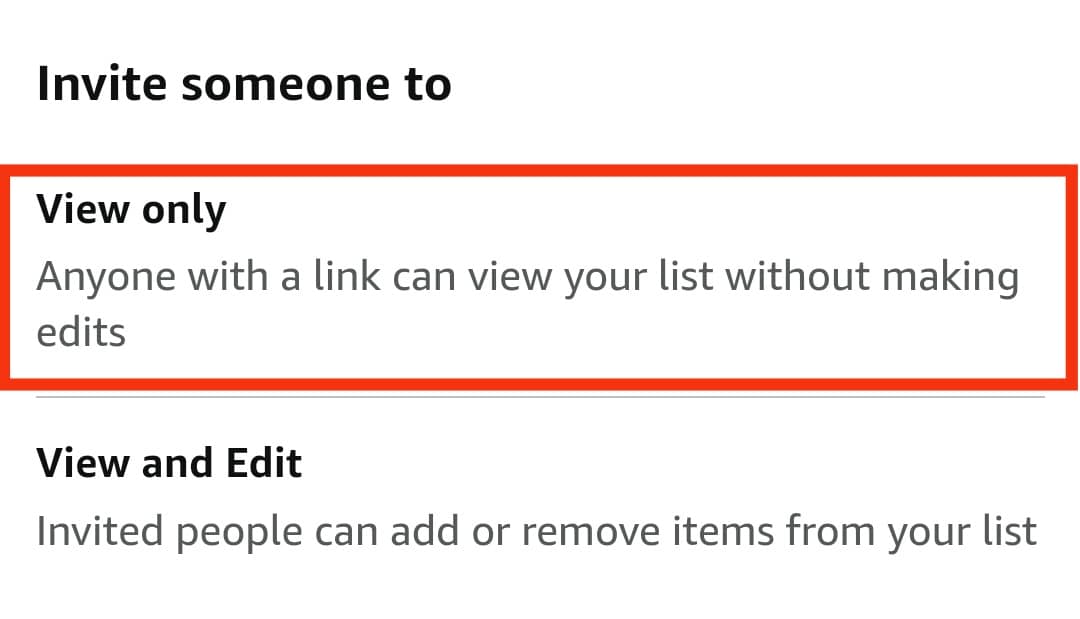 点击“仅查看”选项