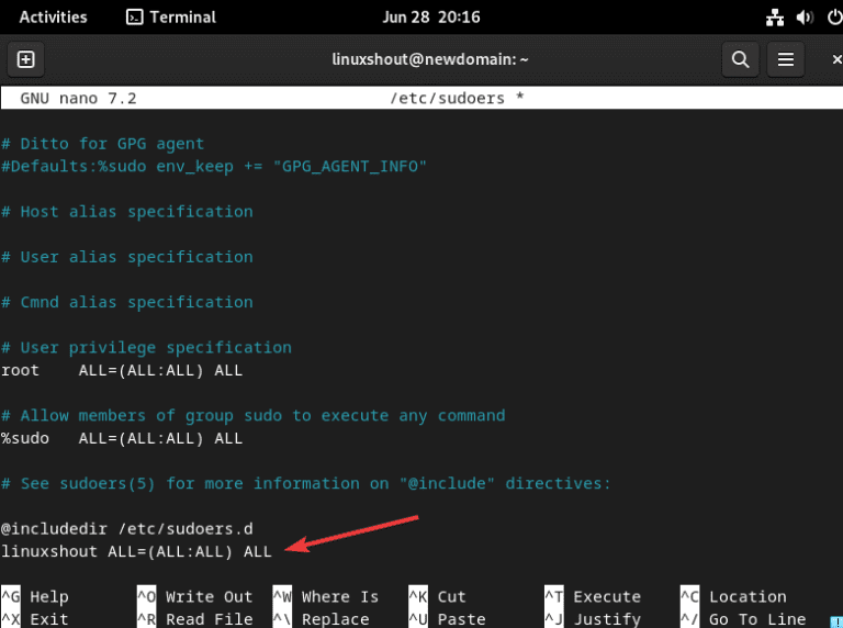 Add user to sudo group in Debian 12