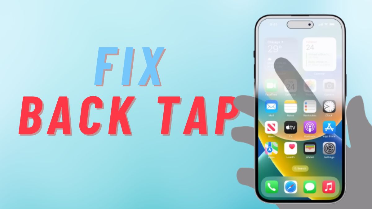 Fix Back Tap not working iphone