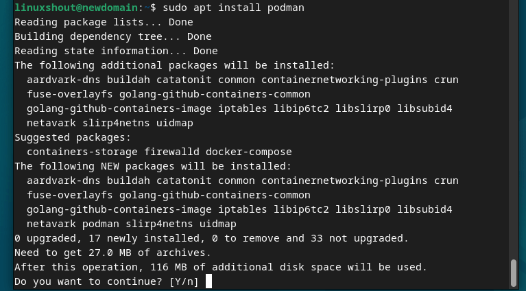 Install Podamn on Debian 12 11 or 10