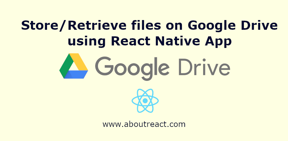 react native google drive