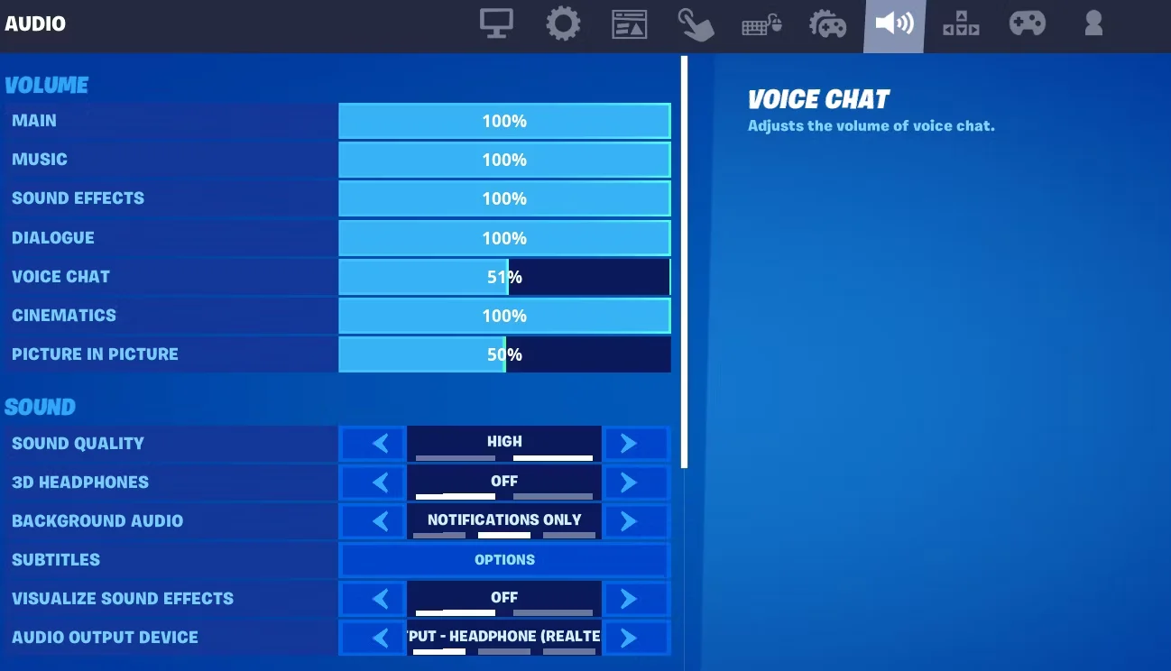 修复Windows Fortnite语音聊天不起作用