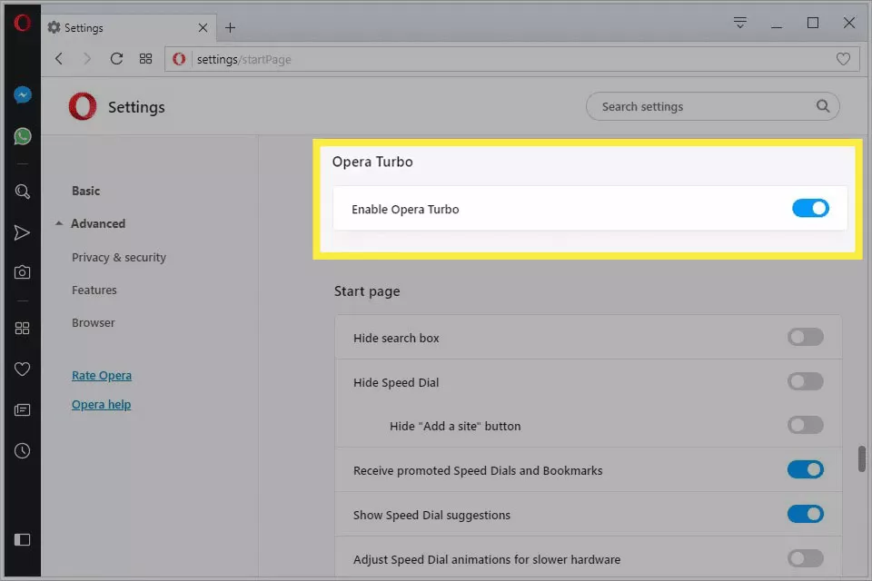 如何打开Opera Turbo模式