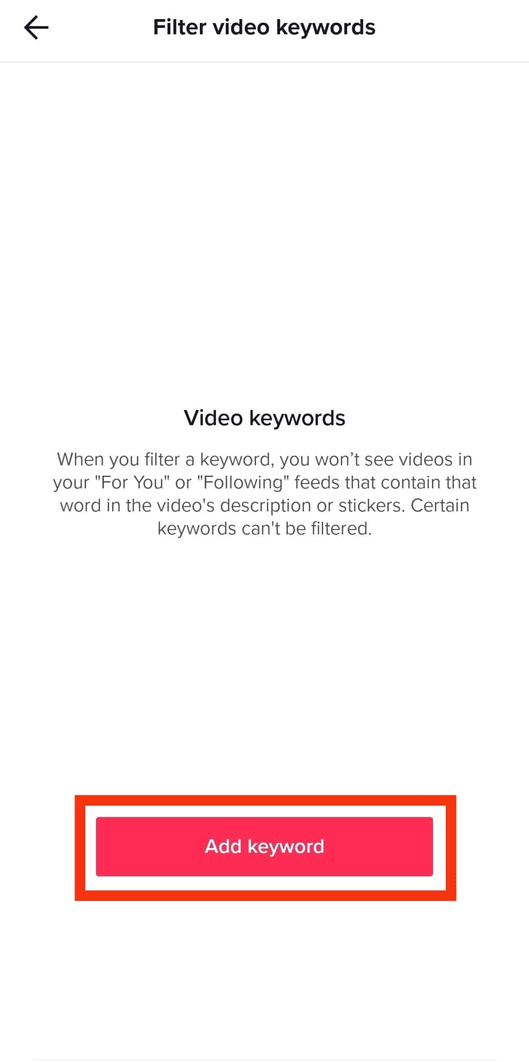 点击添加关键字