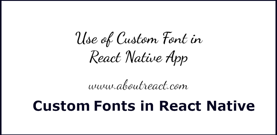 react native custom icon