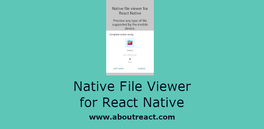 react native file viewer