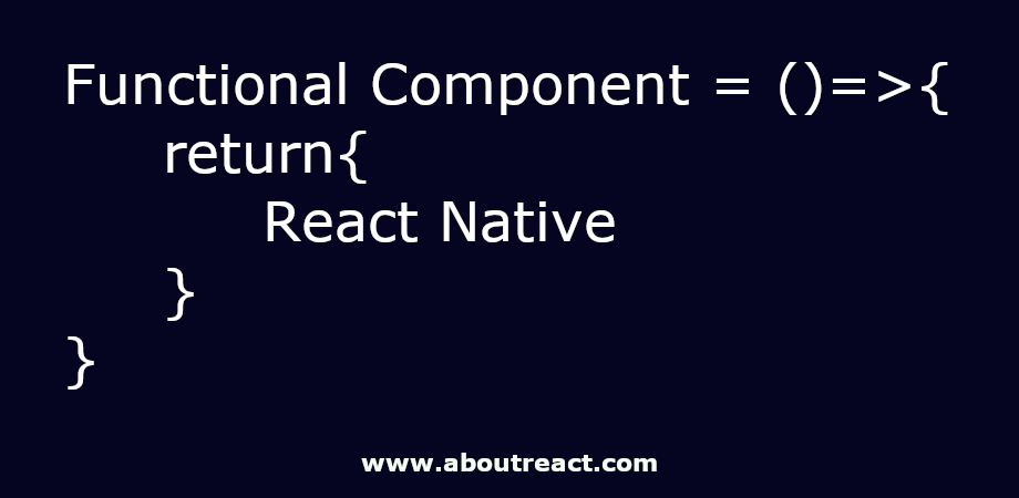 react native functional components