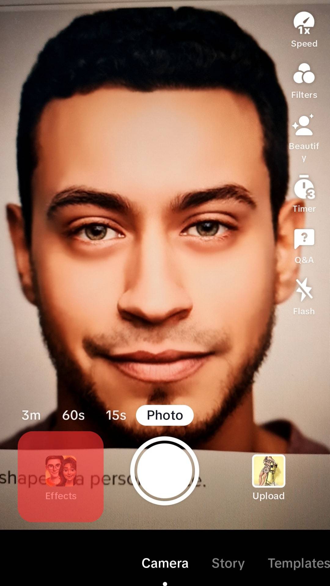 前往 Tiktok 效果库