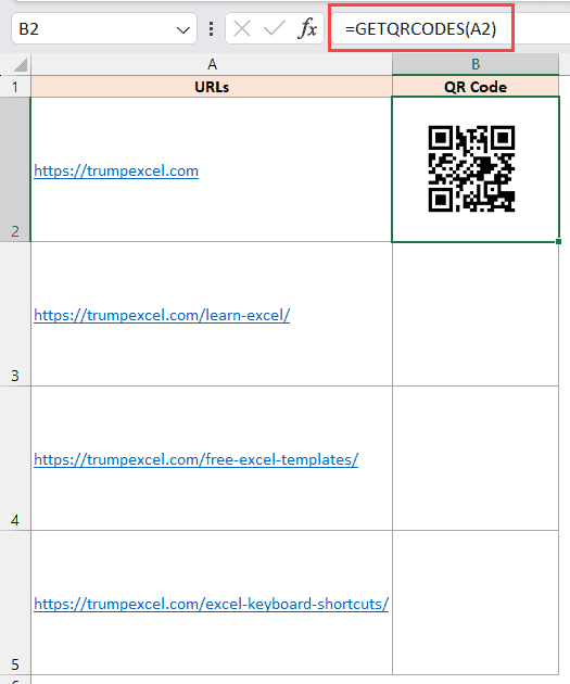 使用VBA代码功能插入二维码