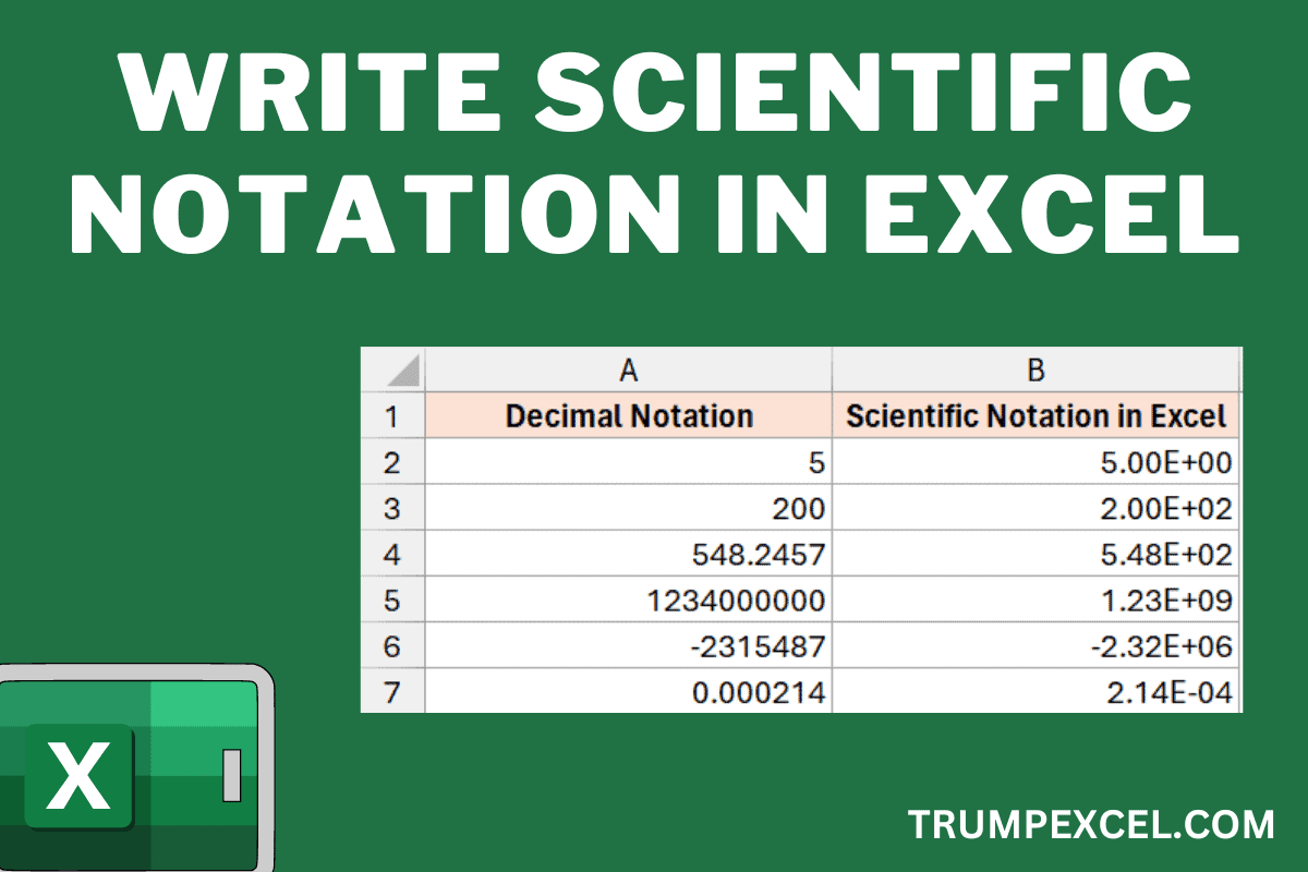 How to Write Scientific Notation in