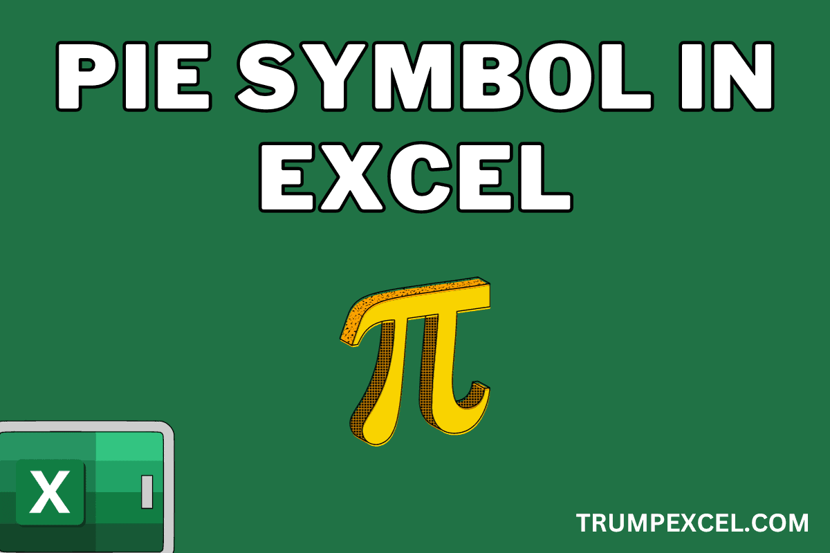 Insert Pi Symbol π in