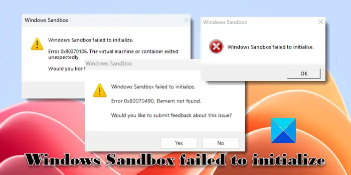 Windows sandbox failed to initialize.png