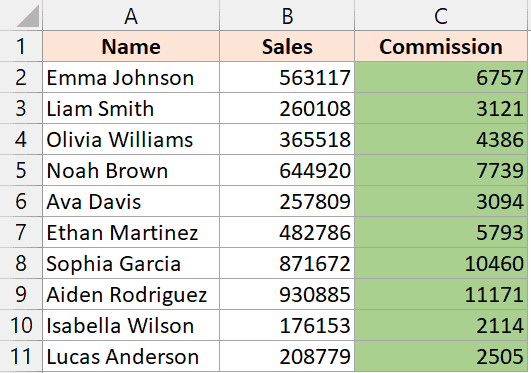 带有公式的单元格已突出显示